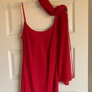 Papell Boutique Red Cocktail Dress